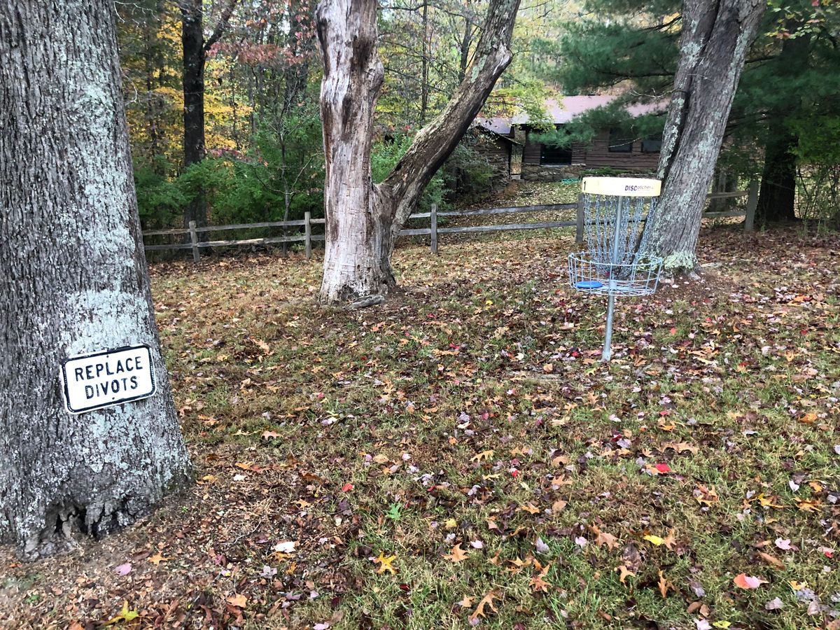 Hole 1 basket