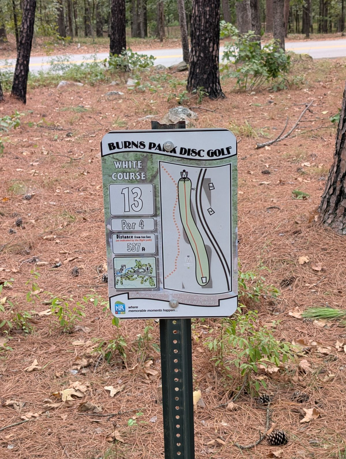 537ft par 4... Bring your A game view from 15 tee