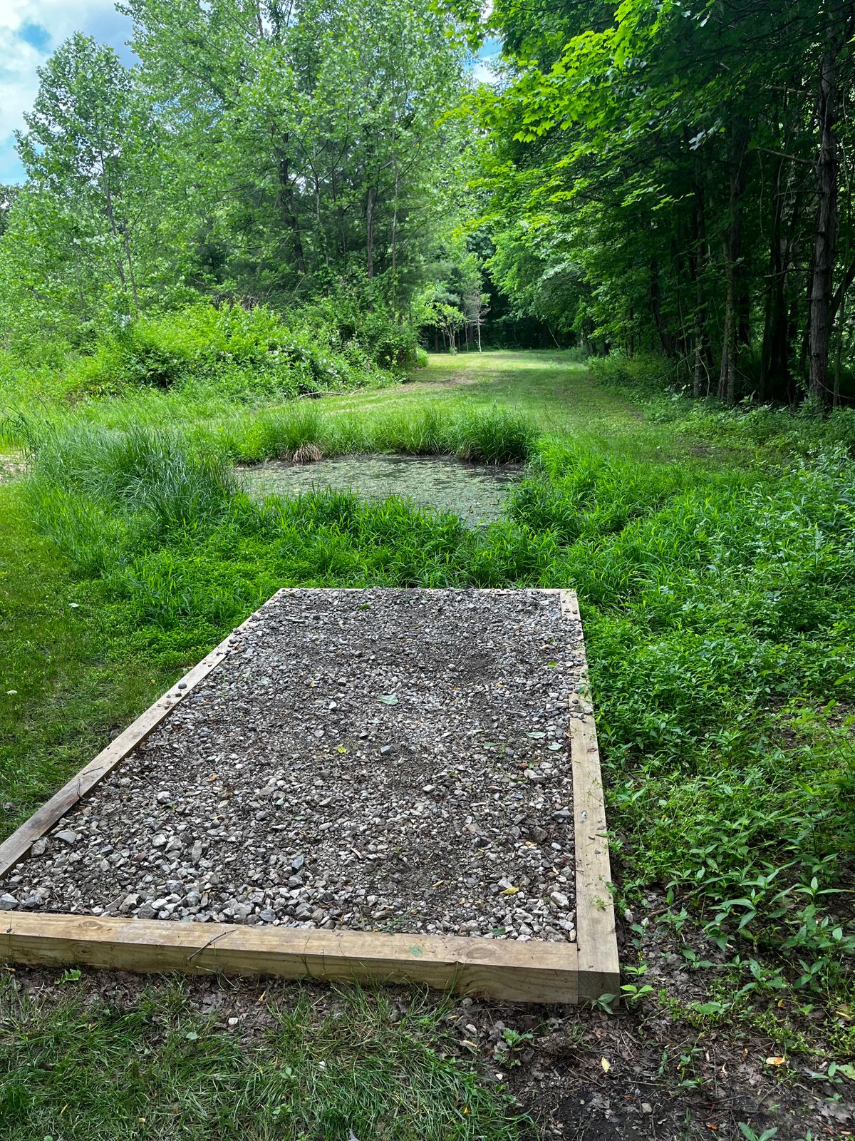 Hole 3 from tee pad