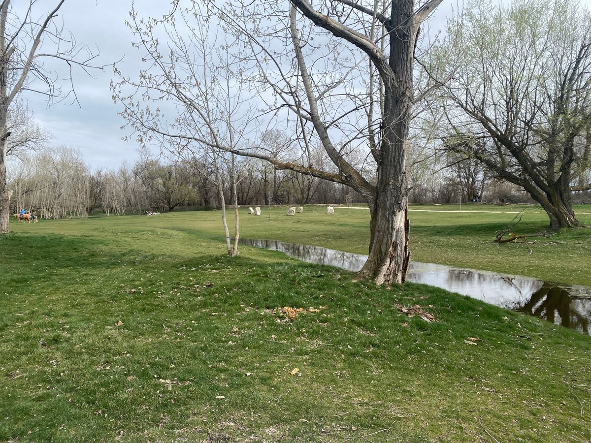 More water on hole 16, could use some short wood bridges in these low lying areas.