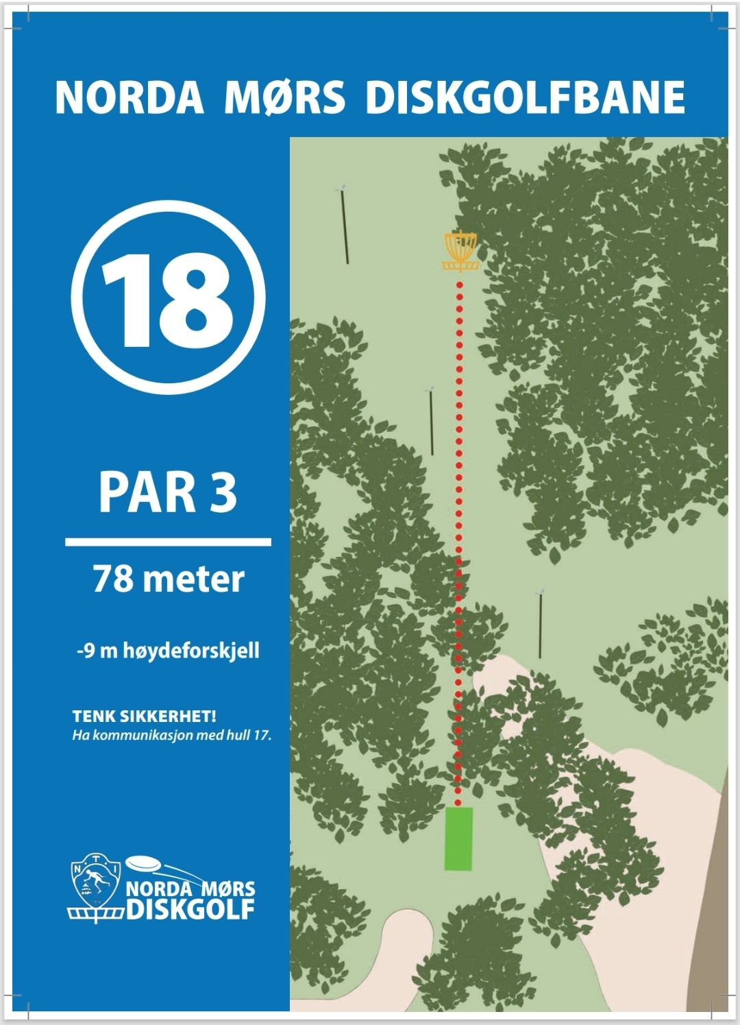 Gamle hull 9 er gjort om til 18