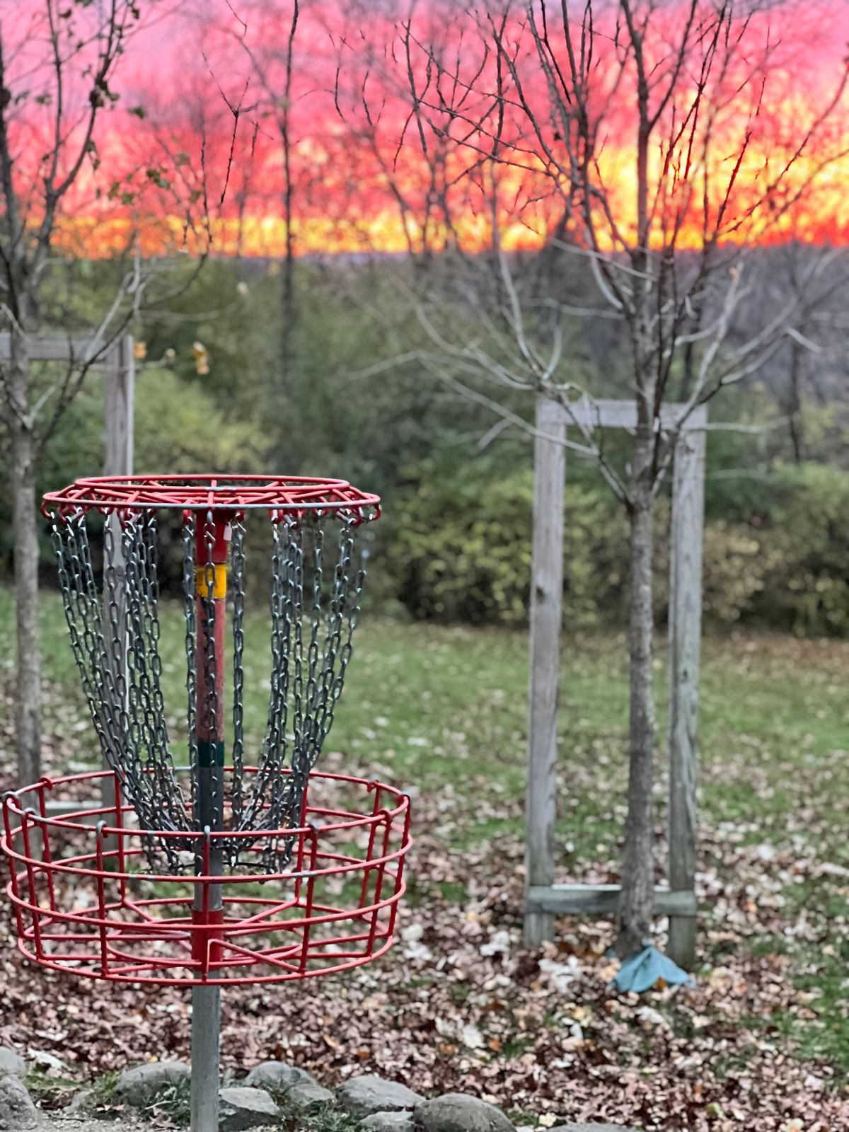 Top of the hill on hole 17