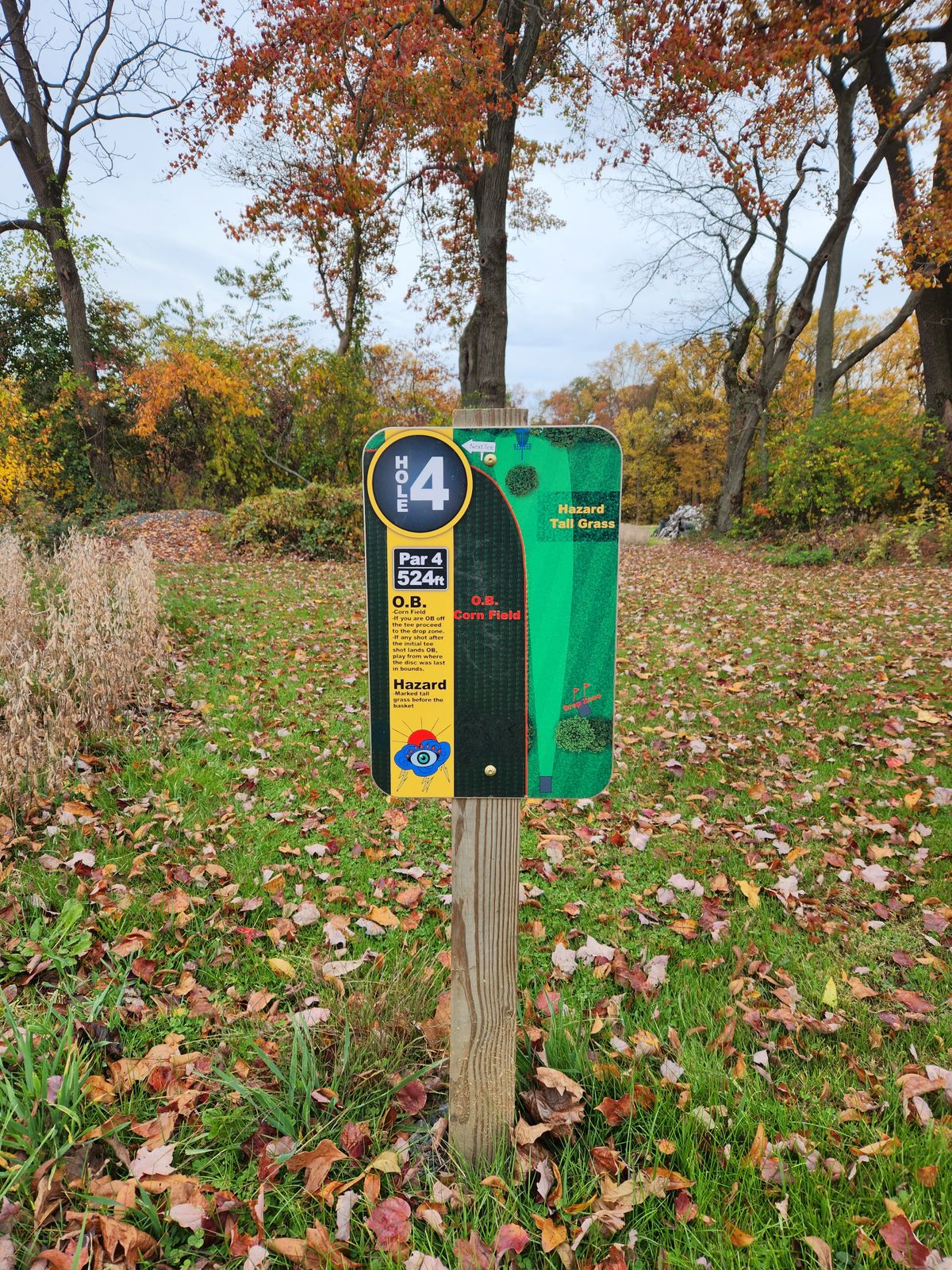 Hole 4 sign