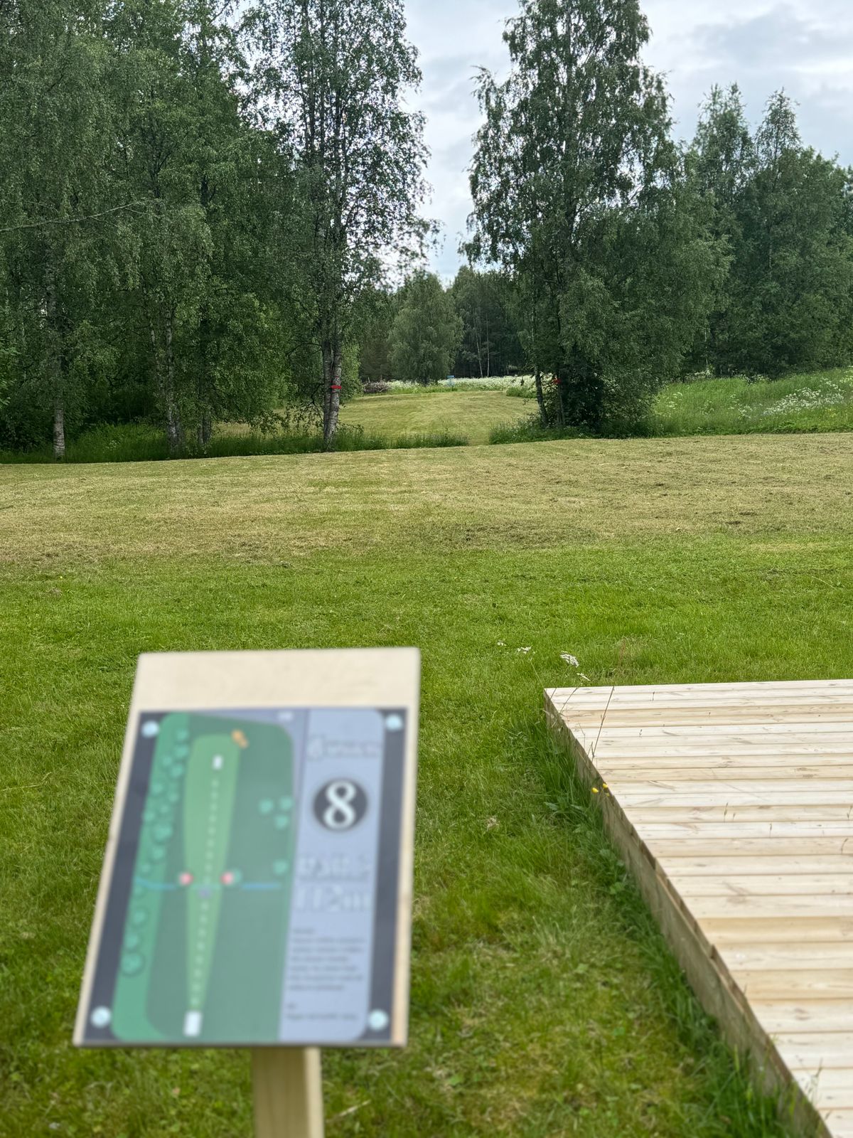 Hål 8, dubbelmando