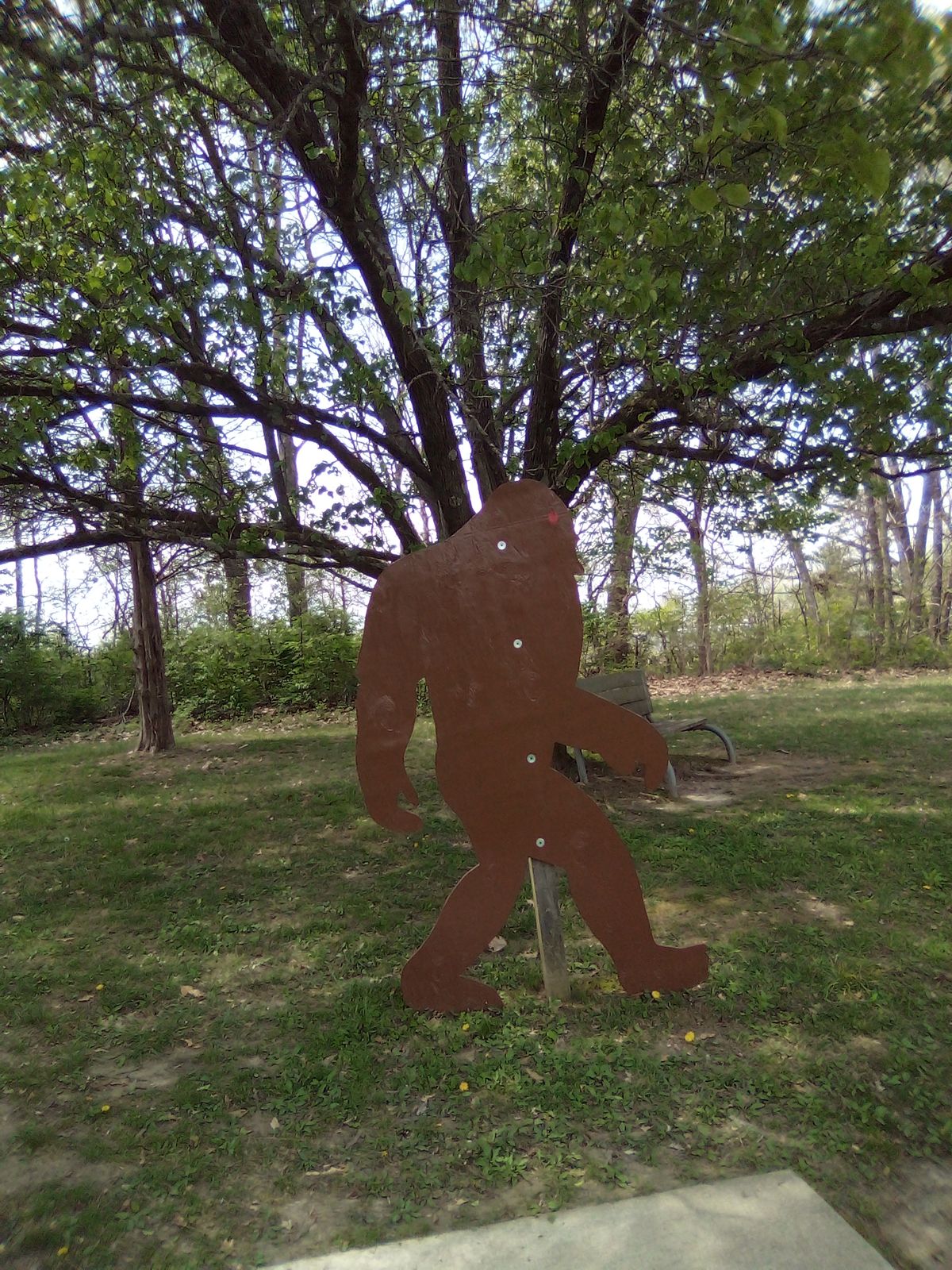 Bigfoot sighting on hole #2
