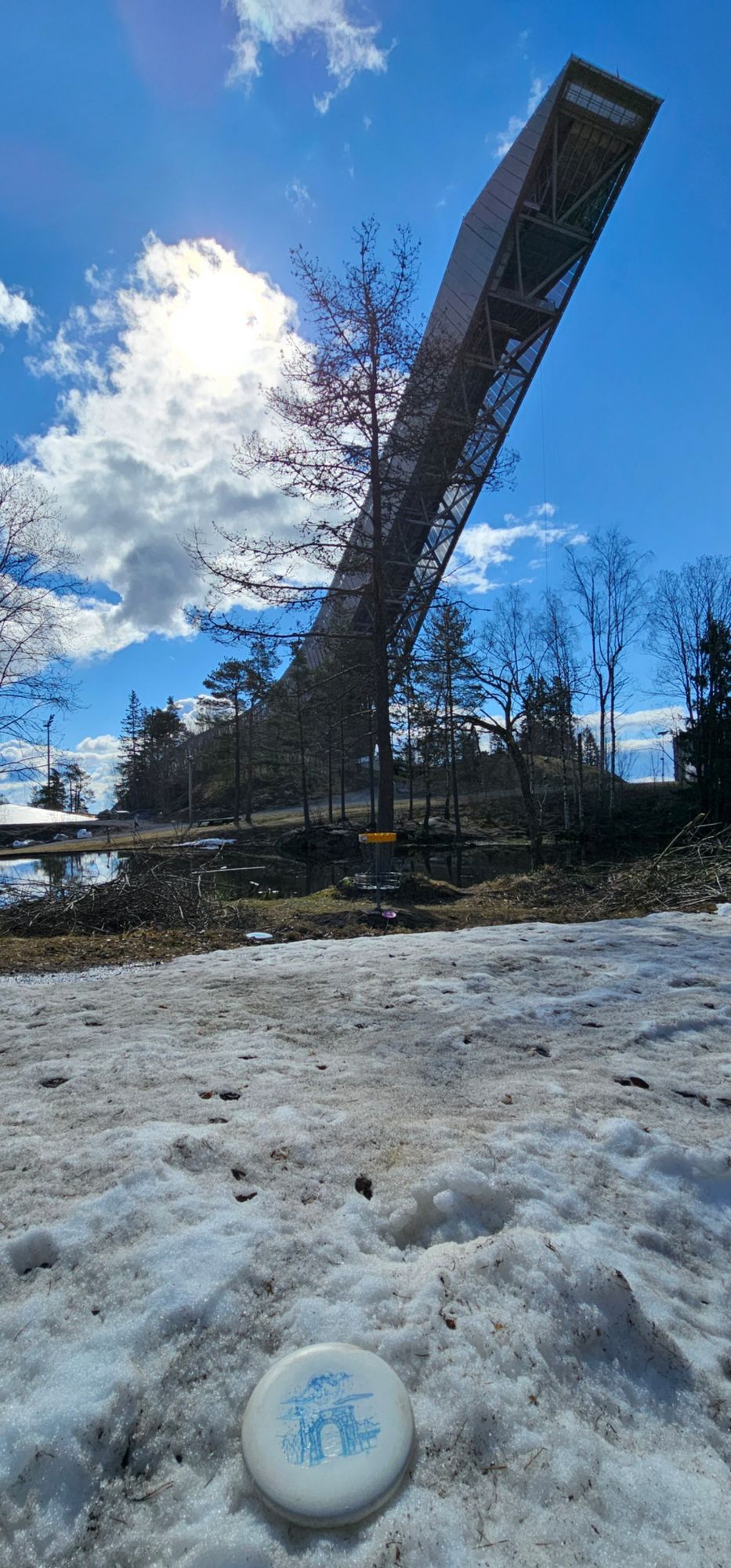 Basket hole 17 Holmenkollen New Layout.
