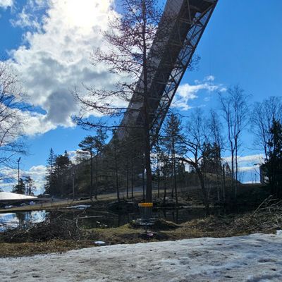 Basket hole 17 Holmenkollen New Layout.