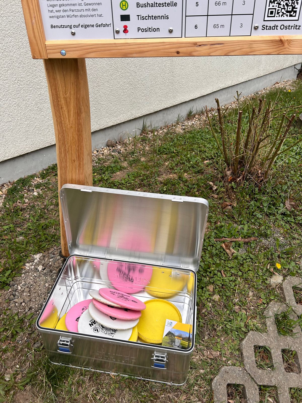 Disc‘s zum ausleihen sind vorhanden