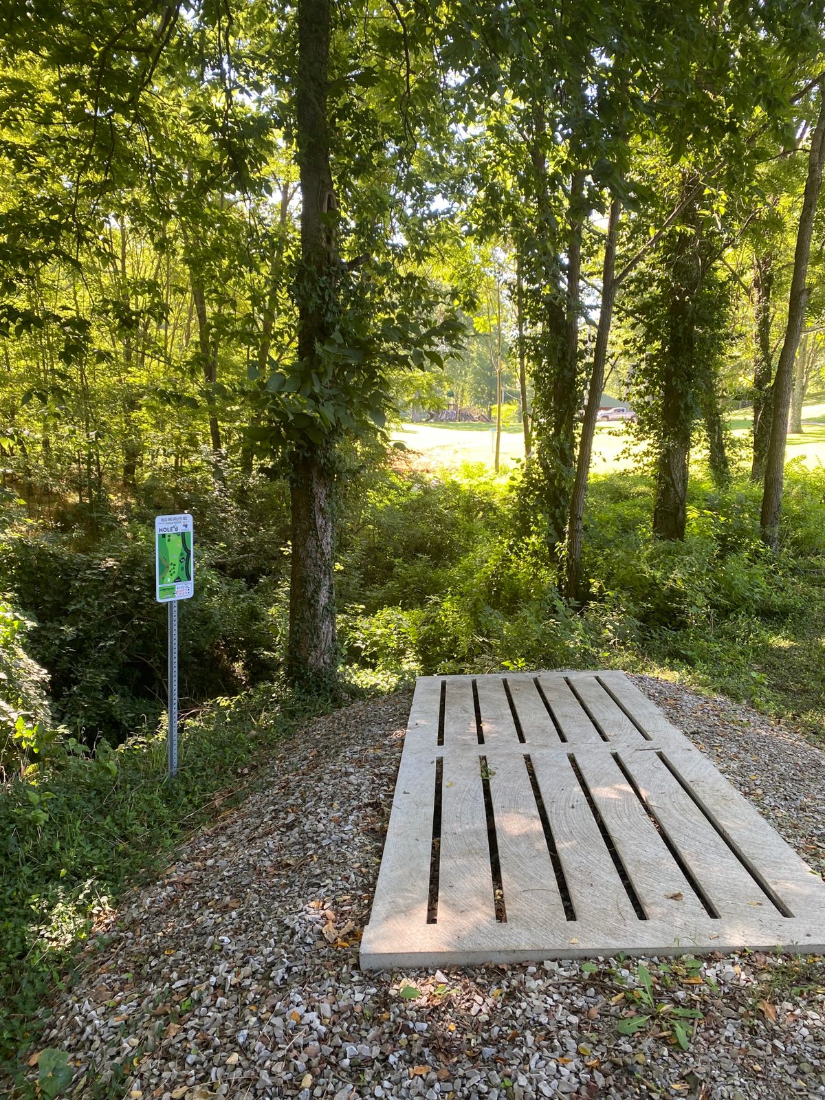 Hole 8 tee pad