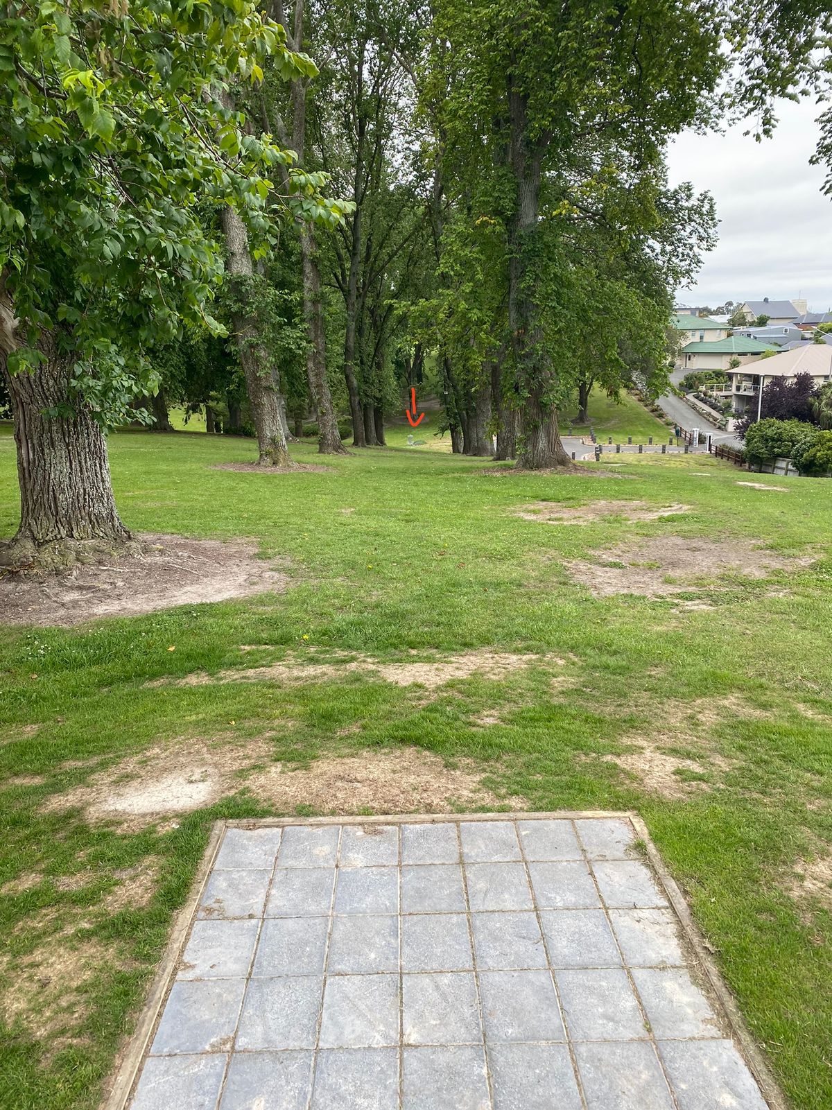 Preview of Hole 2 from the tee-pad.