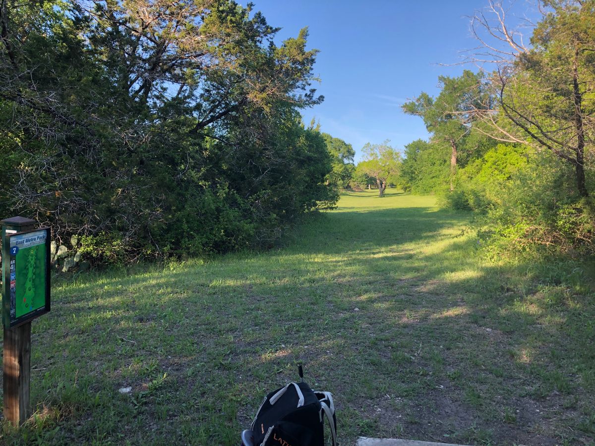 Hole 7 pro tee.