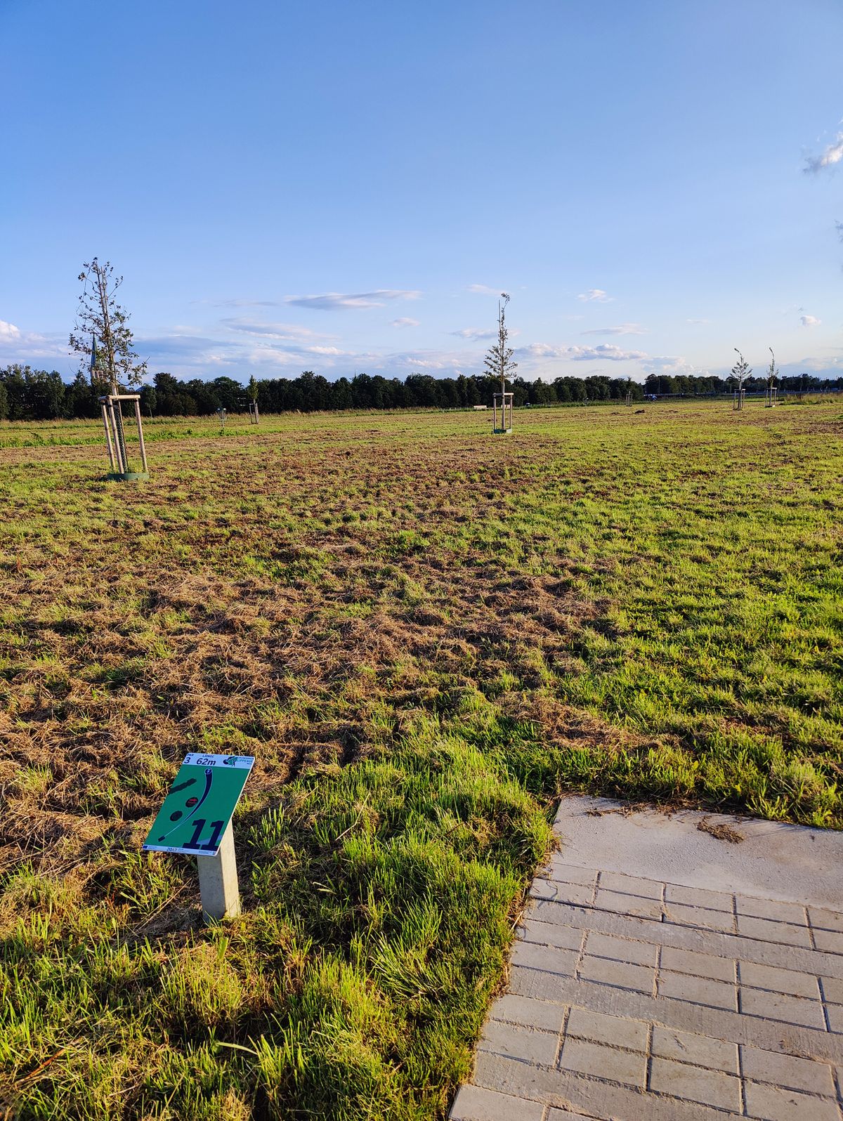 Tee 11 mit Blick auf Korb 11