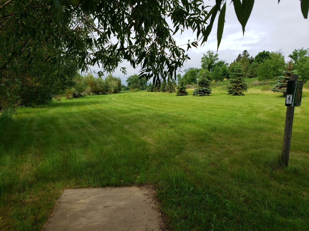Hole 4 tee