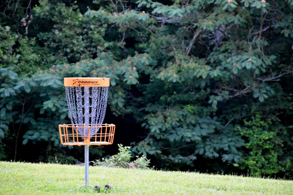 Hole 12 and 14's basket