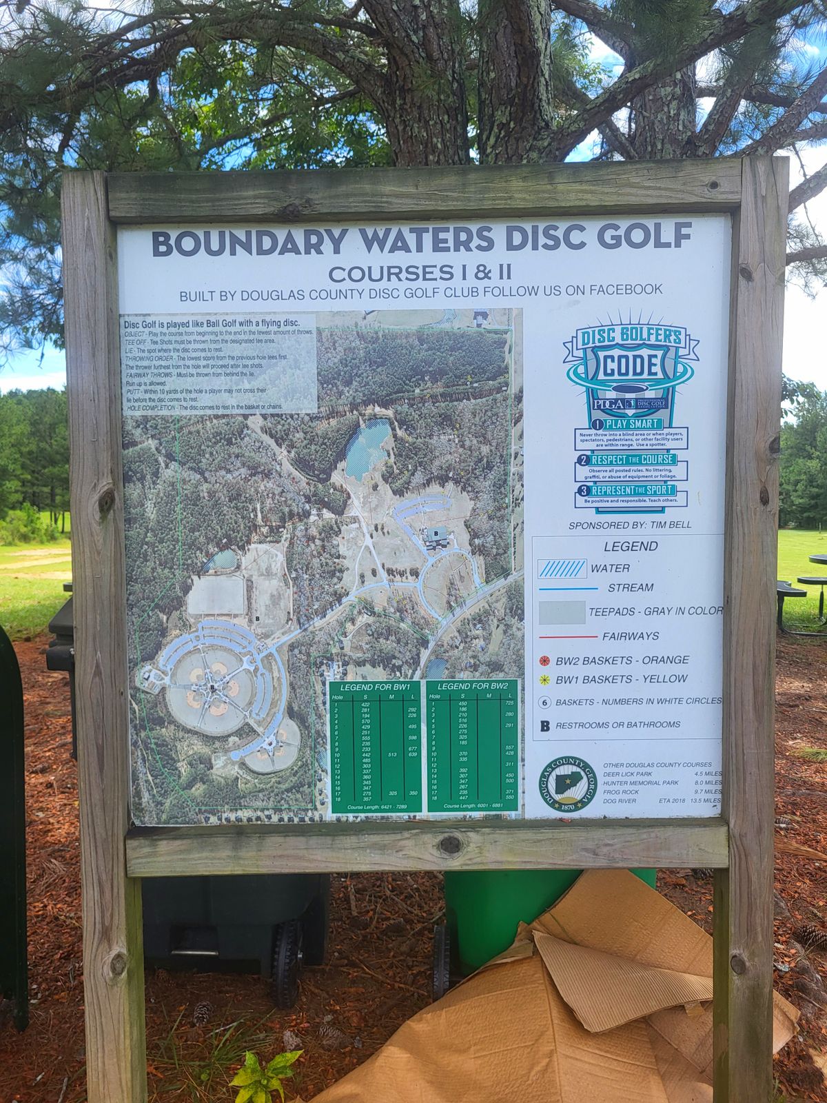 2 course map, there's actually 3 that start in the same spot right here! Very impressive!