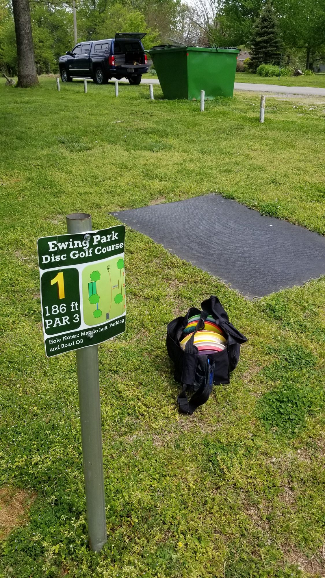 Hole signage example