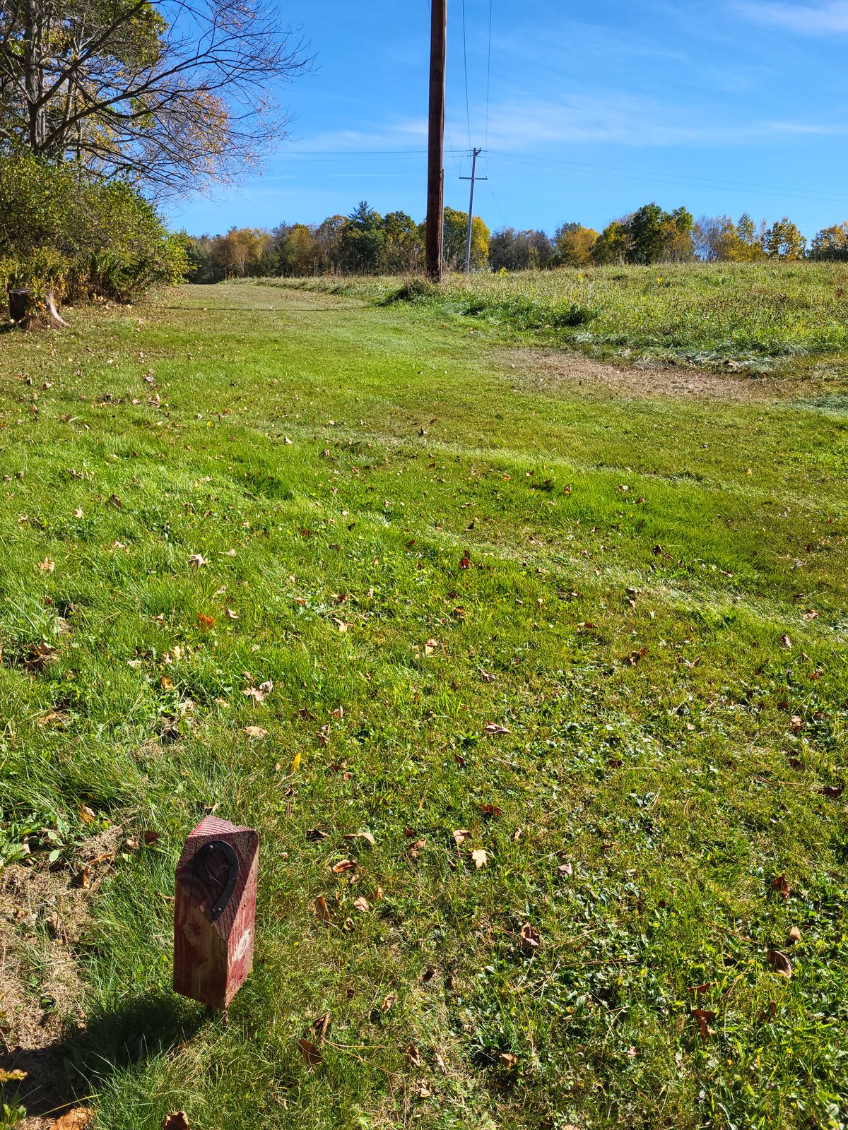 Hole 9 tee