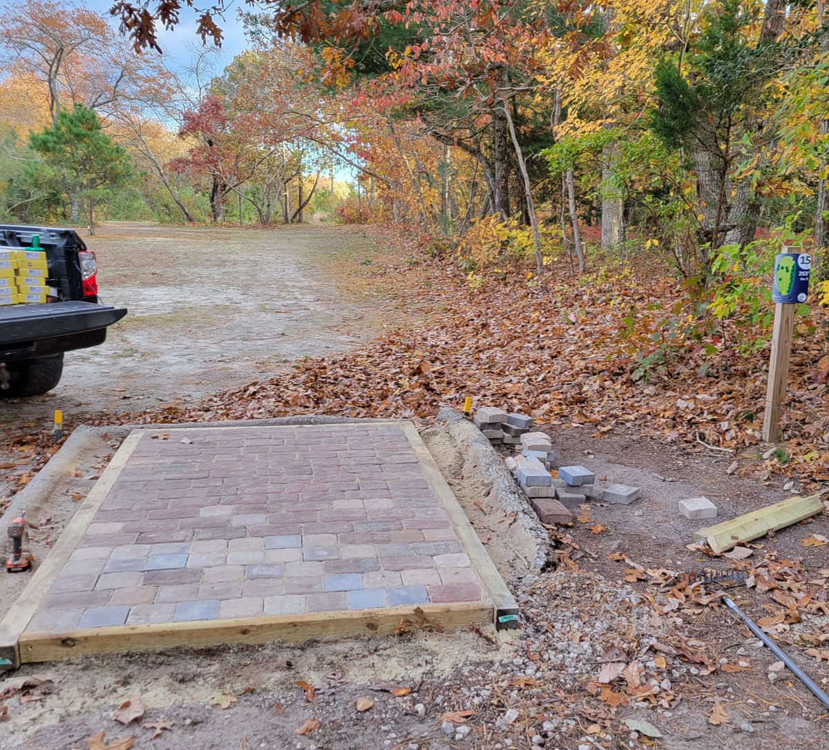 Hole#15 tee box is in!🤘
