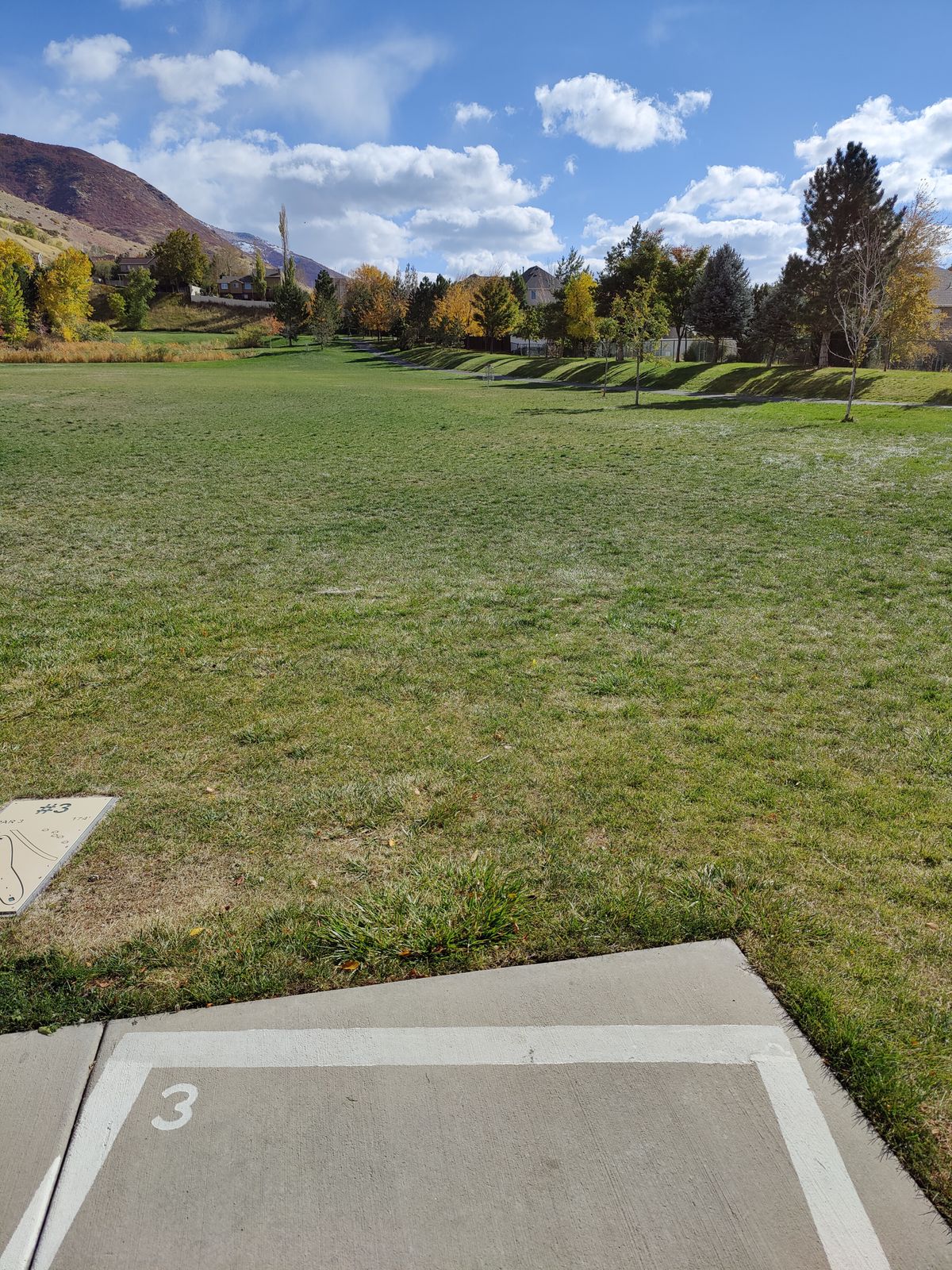Hole #3 teepad