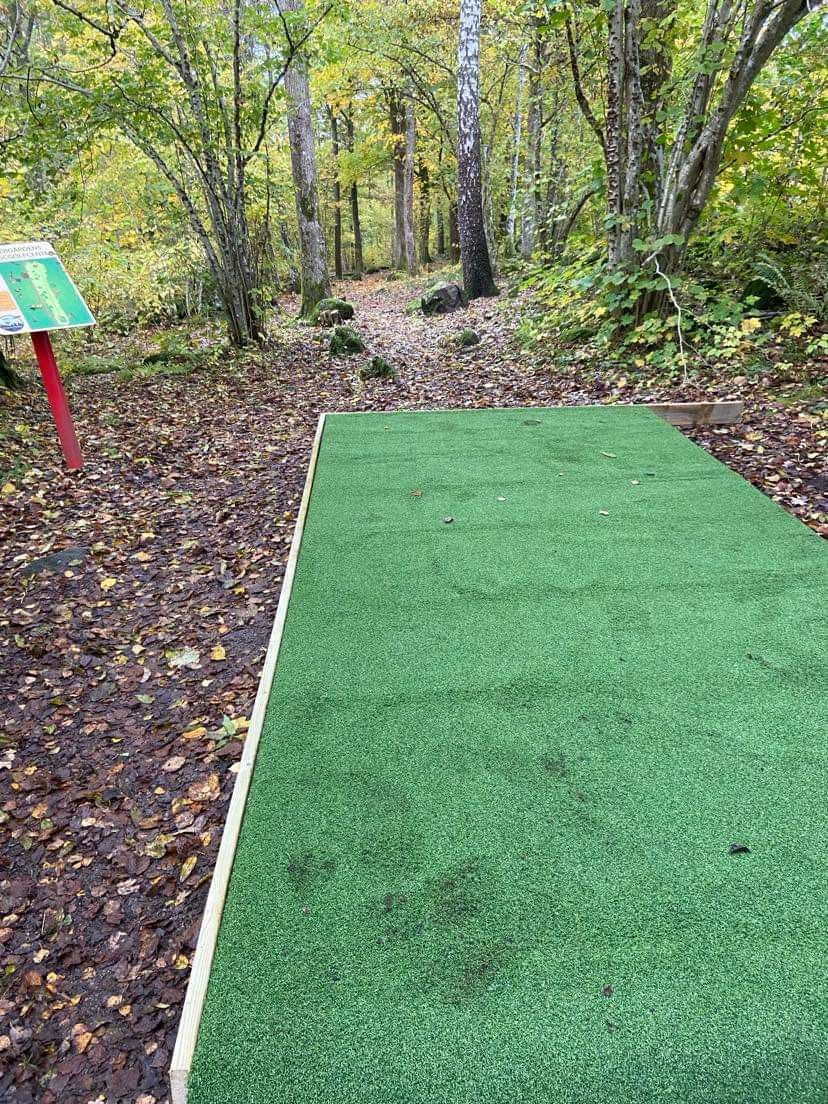 New tee on hole 2
