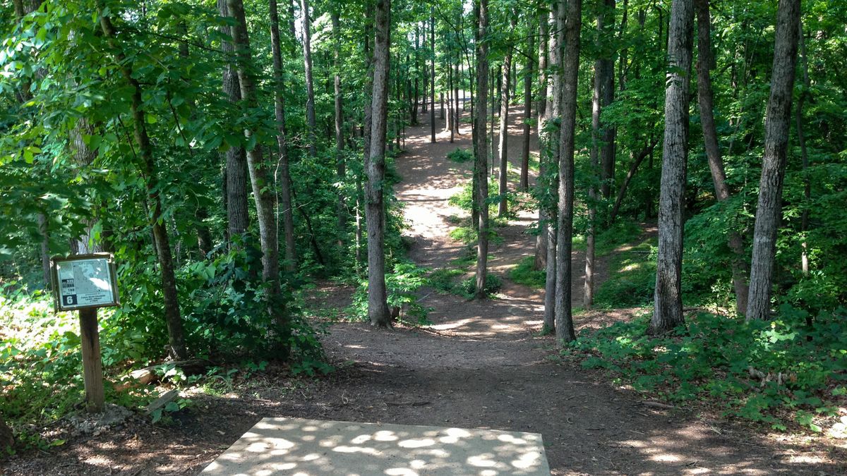 Old Hole 6 long tee -- no longer in existence