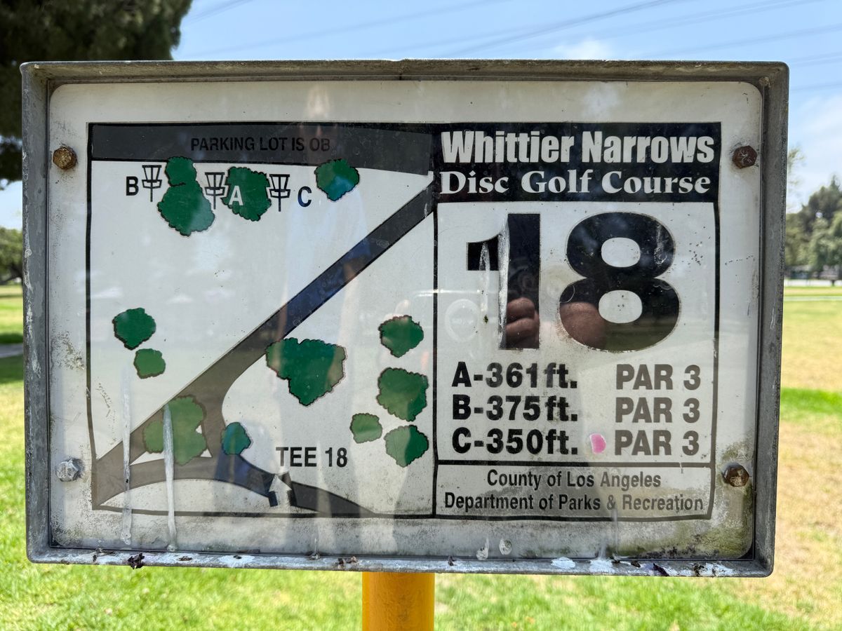 Hole 18 Sign