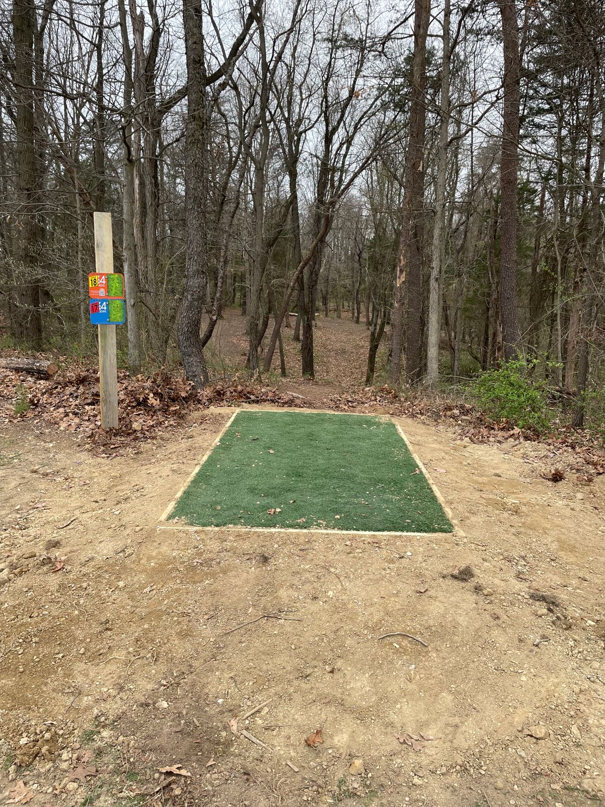 Tee pad on Martin’s Mill 18/Saw Mill 17.