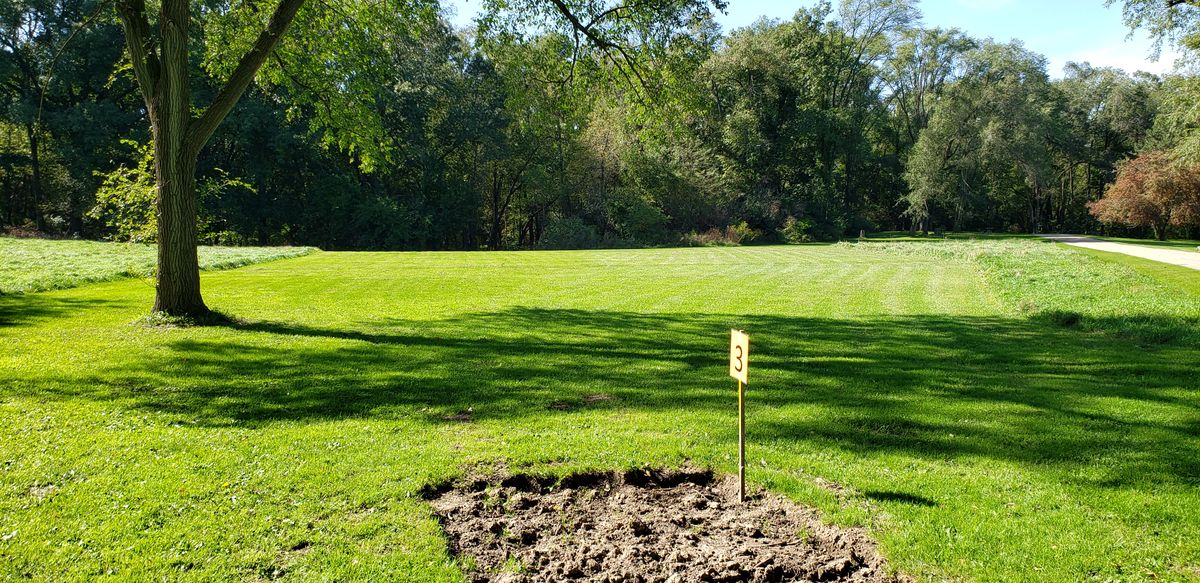 Hole 3 teepad