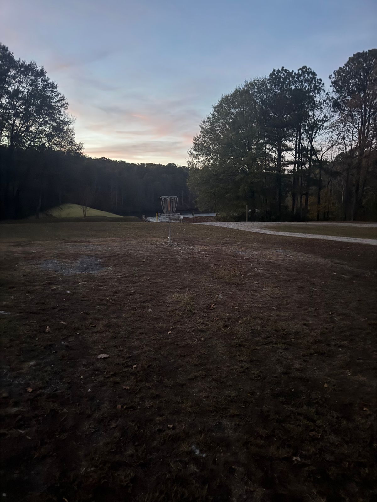 Hole 18 basket