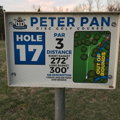Hole 17 Tee Sign