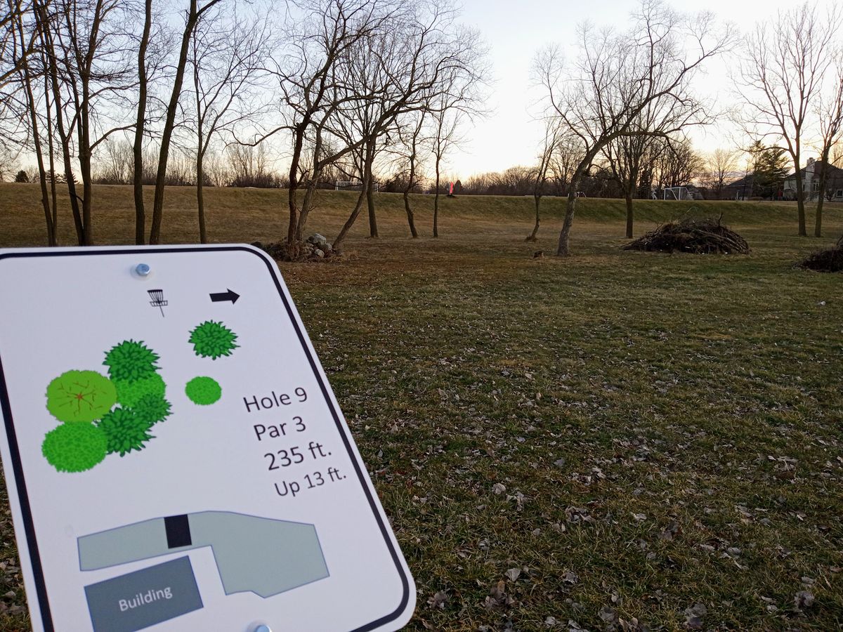 Hole 9 uphill
