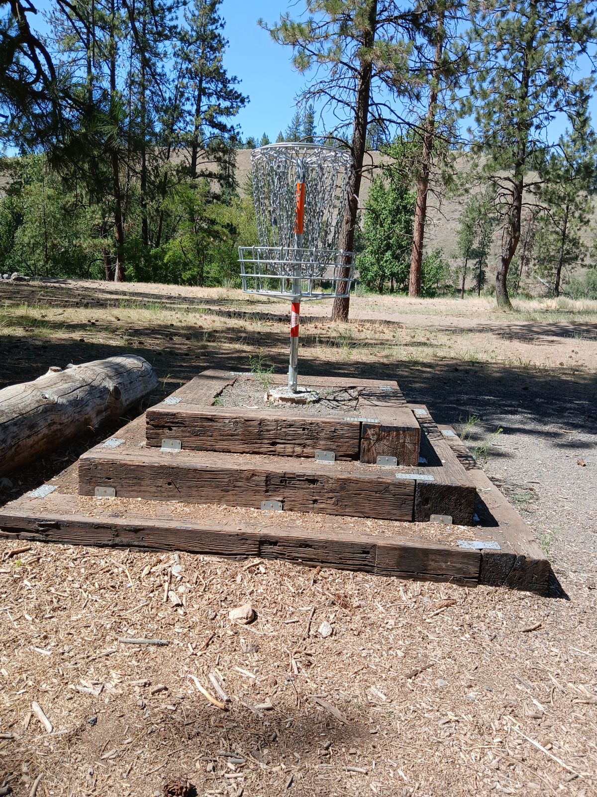 Fun course with beautiful river in background