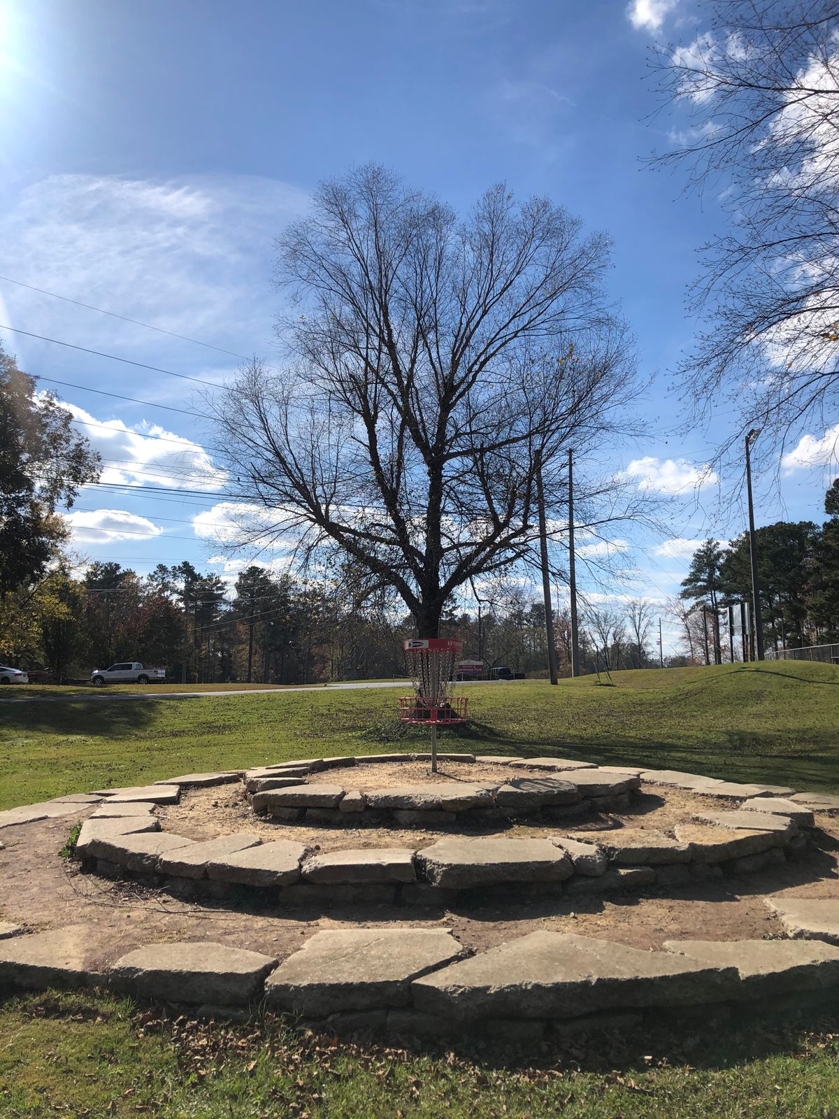Hole 18 basket