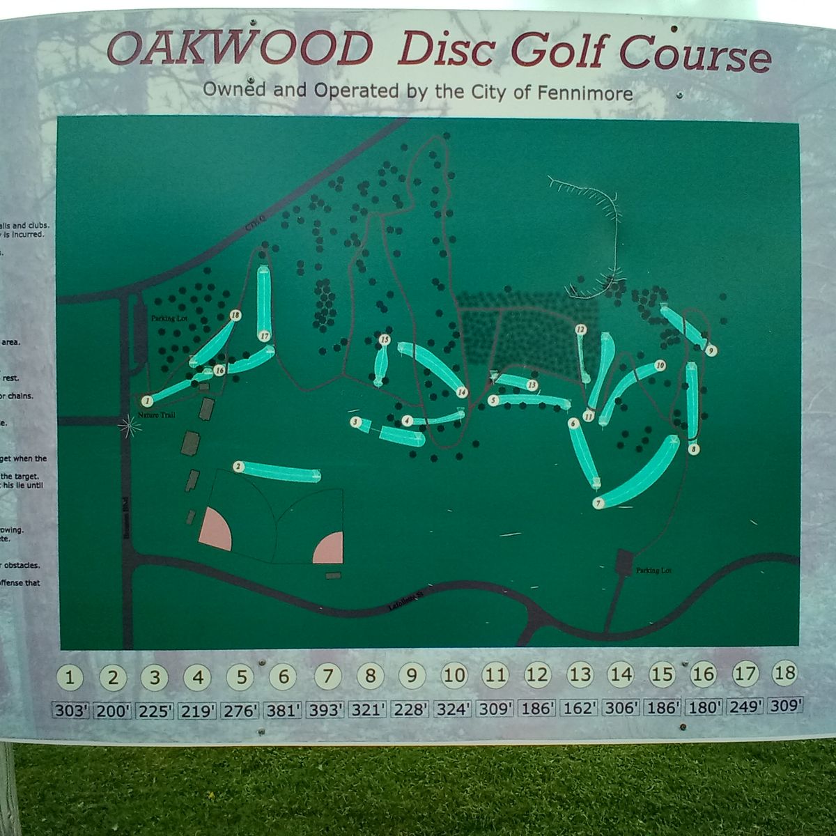 Entrance sign