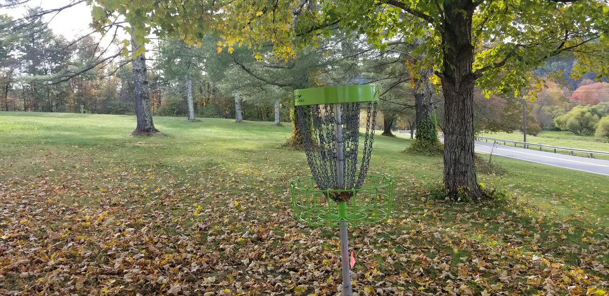 Hole 8 basket to tee