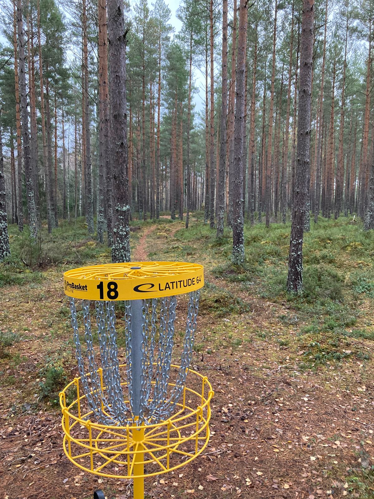 Korg 18 och dess fairway i bakgrunden