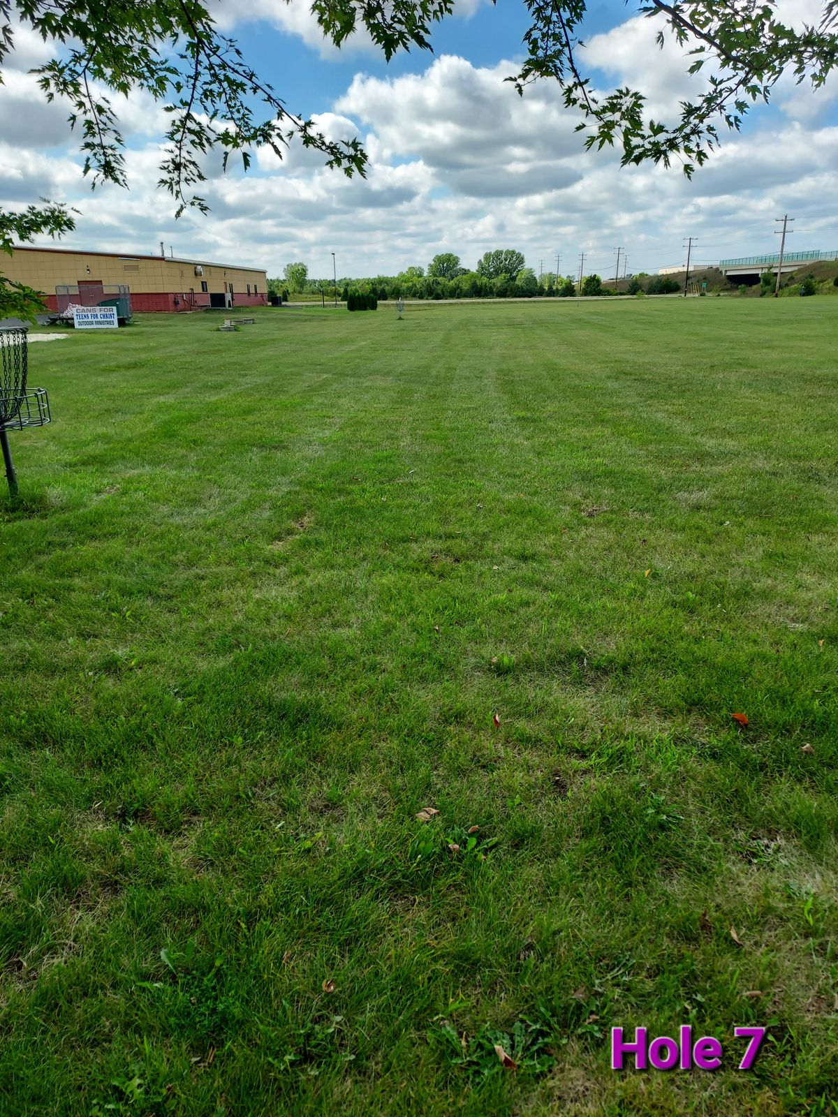 Hole 7 from the tee pad