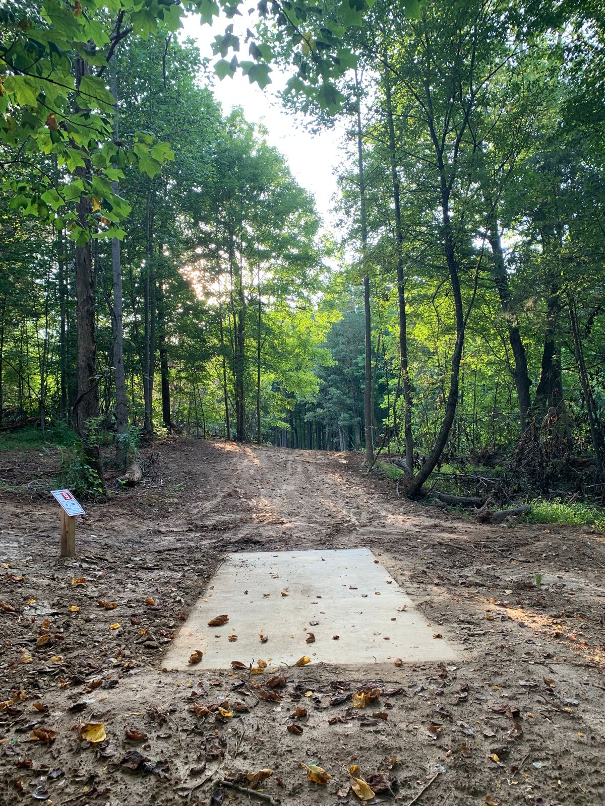 Hole 9 tee.