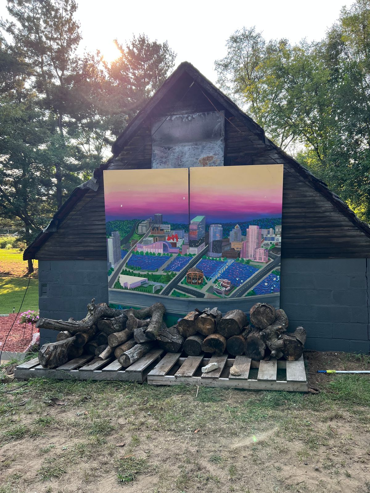 Only disc golf course with a view of downtown Grand Rapids.
