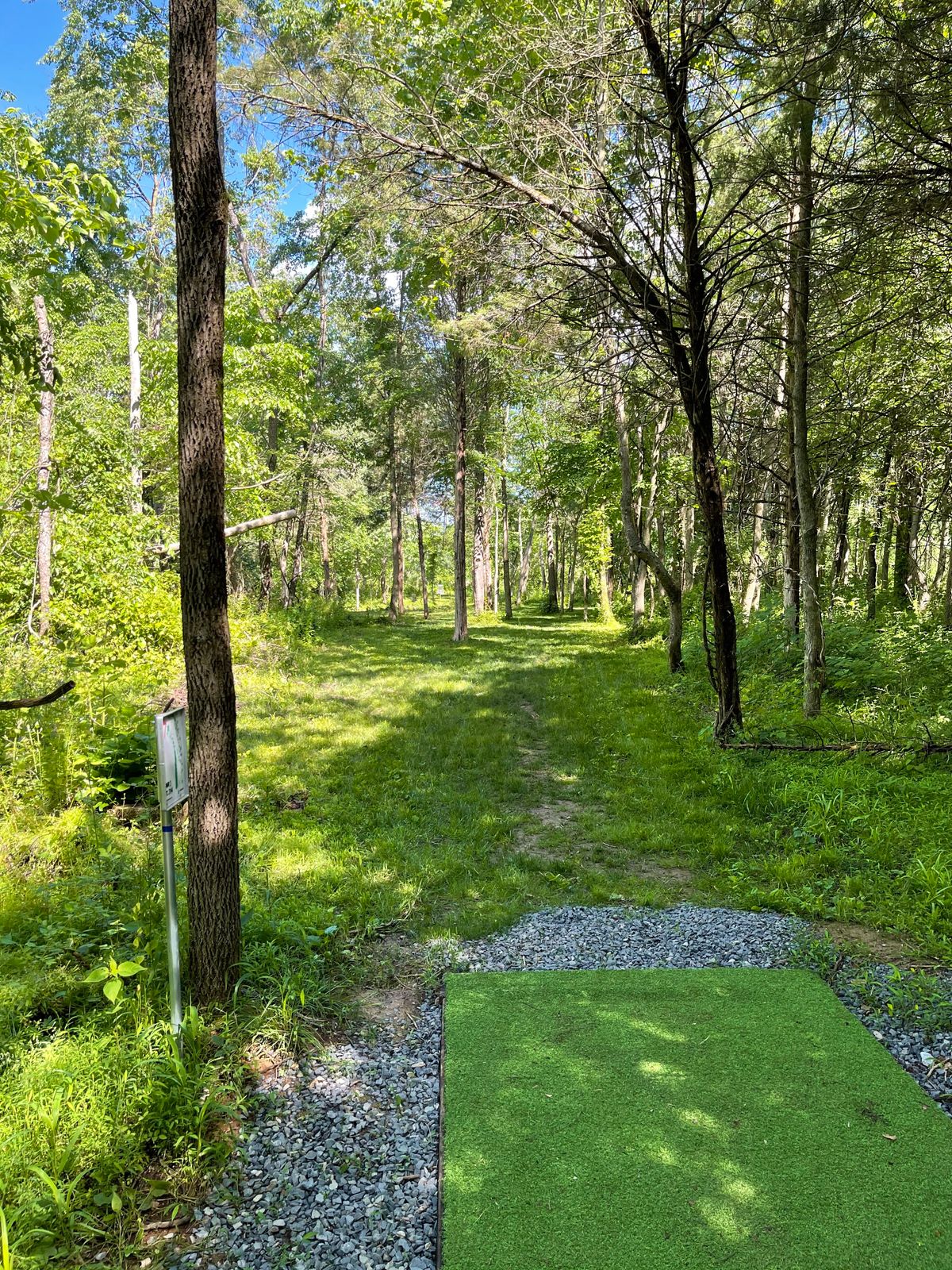 Hole 17 long tee pad