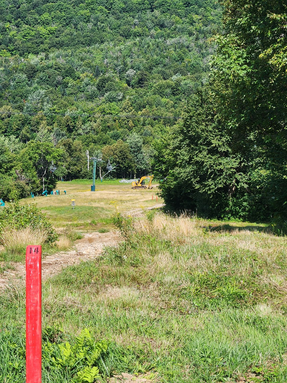 Hole 14 from the tee