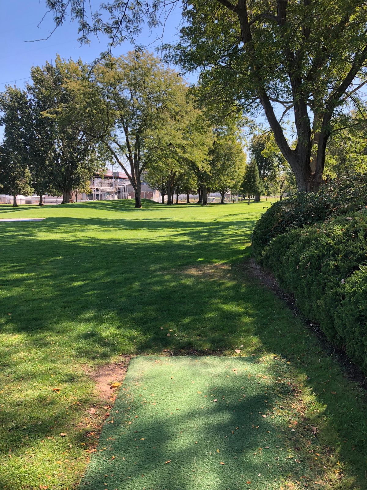 Hole 3 Tee pad.