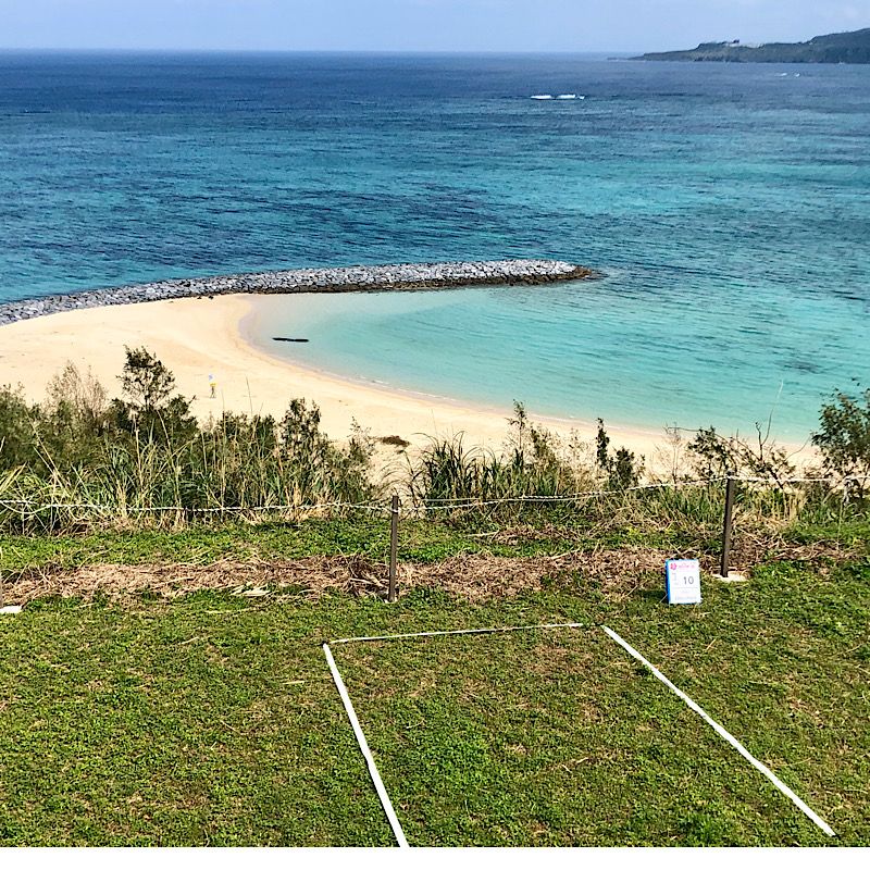Hole # 10 at the 2019 Okinawa open in Mid-February