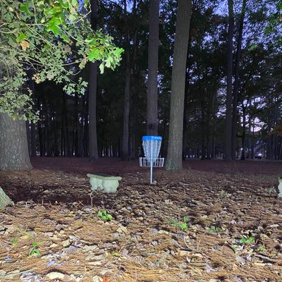 Hole 13 at night