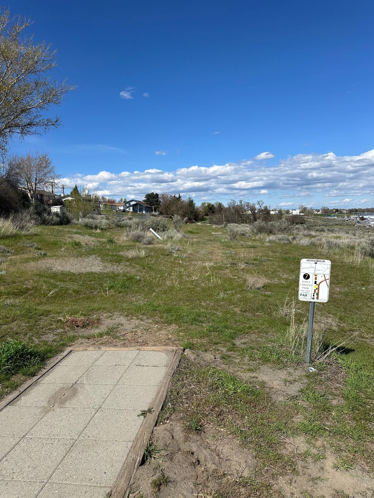 Hole 7 tee pad