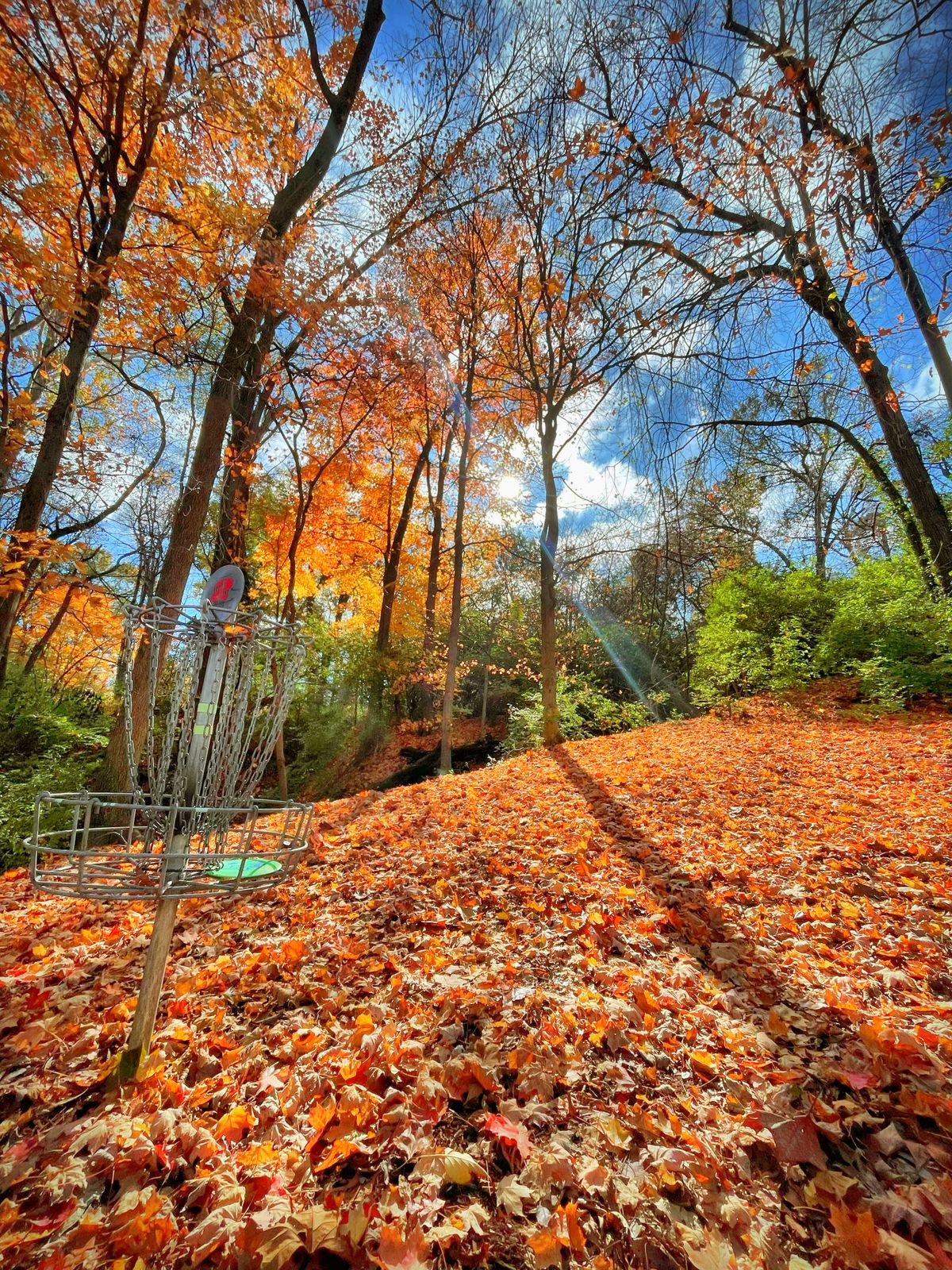 Hole 2 in the fall