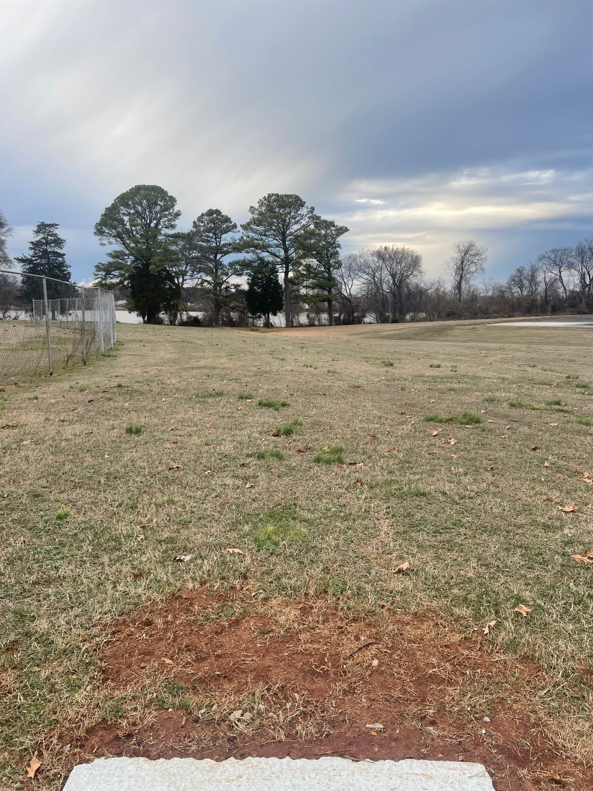 Hole 8 tee pad view