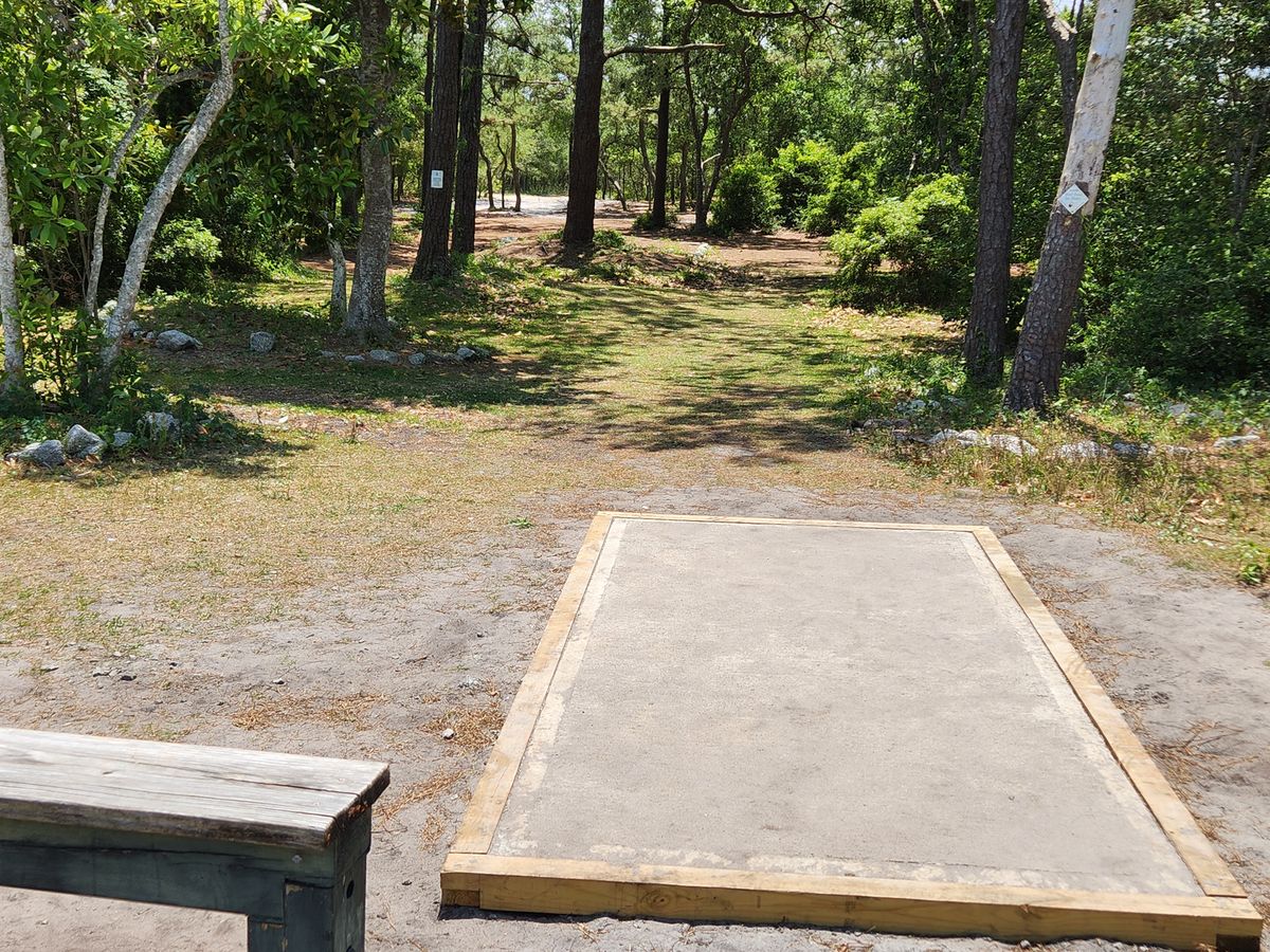 Hole 1 tee pad