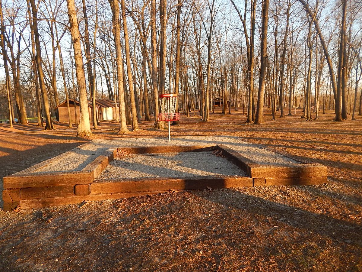 Hole 18 basket