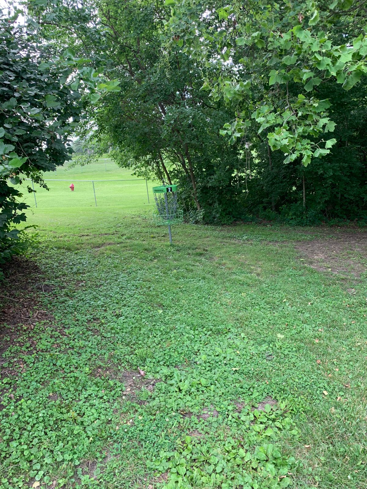 Hole 2 basket